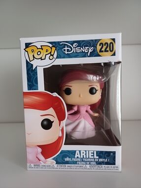 Disney Ariel In Pink Dress 220 From The Little Mermaid Vinyl Figure Funko Pop